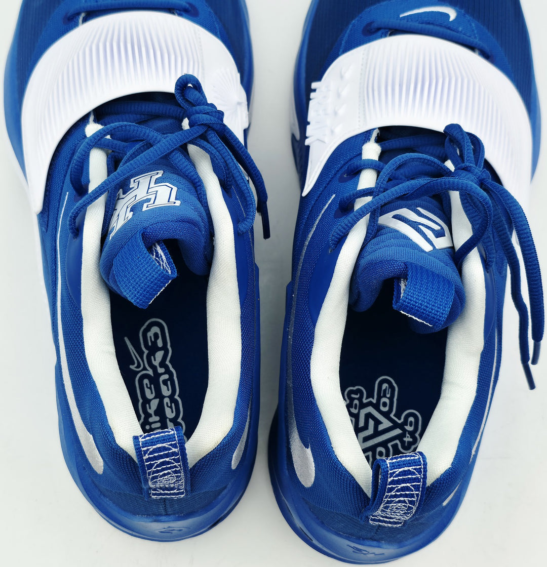 Giannis Auto 2021 PE Promo Kentucky Nike Zoom Freak 3 Game Shoes Size 16 Beckett