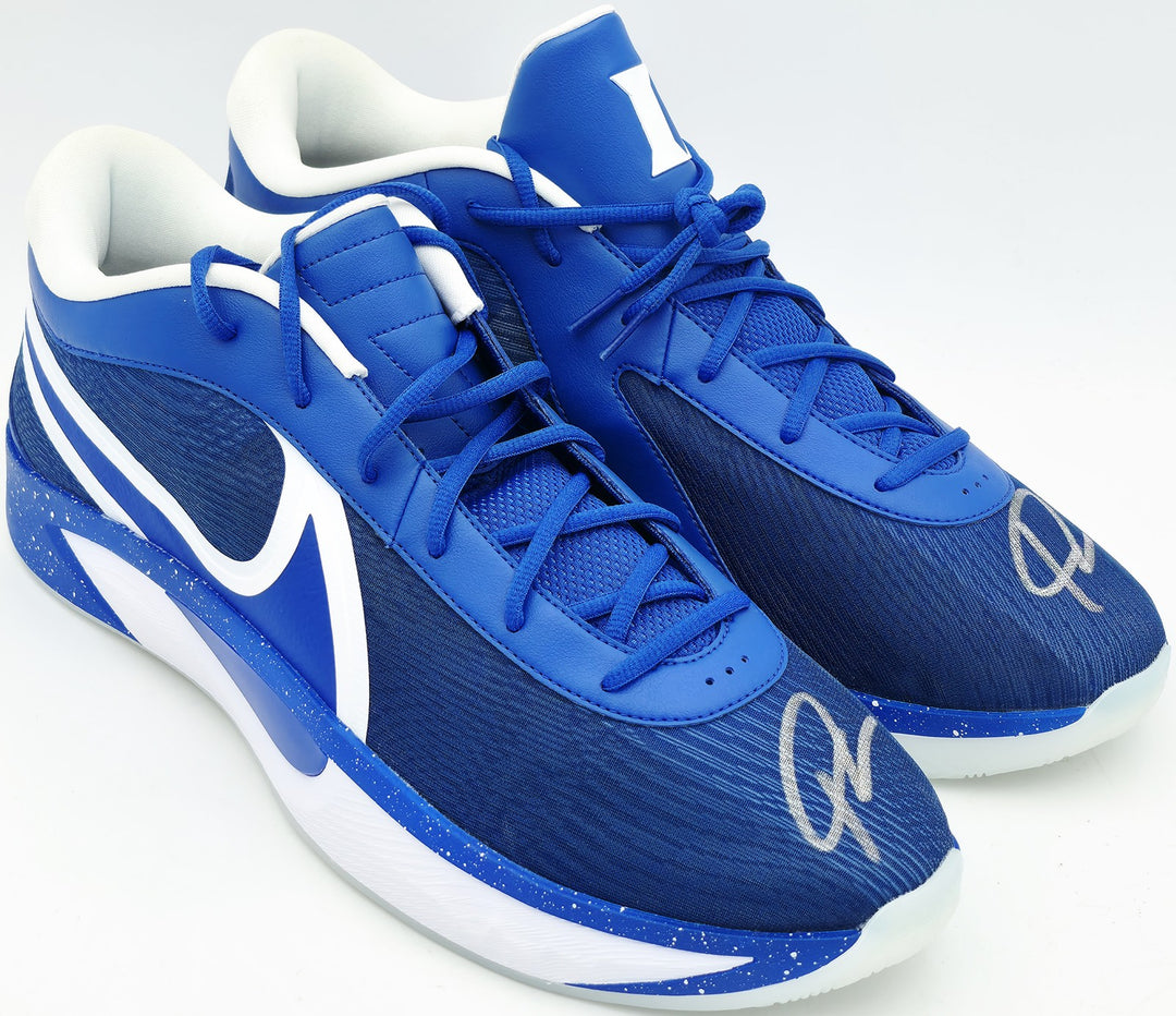 Giannis Auto 2024 (PE) Promo Duke Nike Zoom Freak 6 Game Shoes Size 17 Beckett