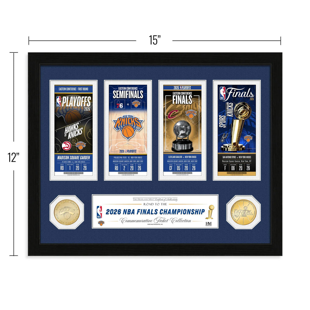 New York Knicks 2026 Road to the NBA Championship Bronze Coin Ticket Collection