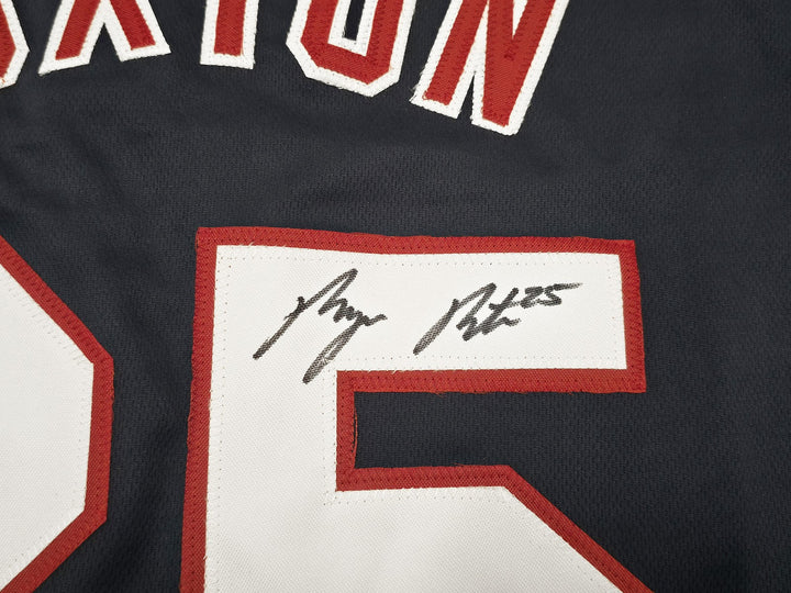 Minnesota Twins Byron Buxton Signed Blue Jersey Beckett Witness