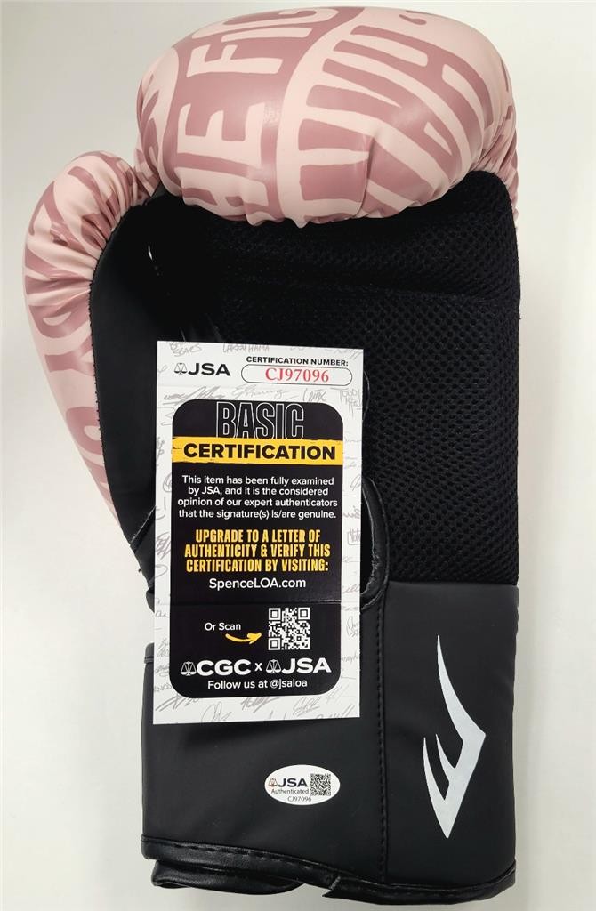 Junto Nakatani signed "Big Bang" Kanji Inscription Boxing Glove autograph ~ JSA