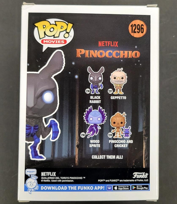 Guillermo del Toro & Tim Blake Nelson signed Pinocchio Funko Pop! autograph BAS