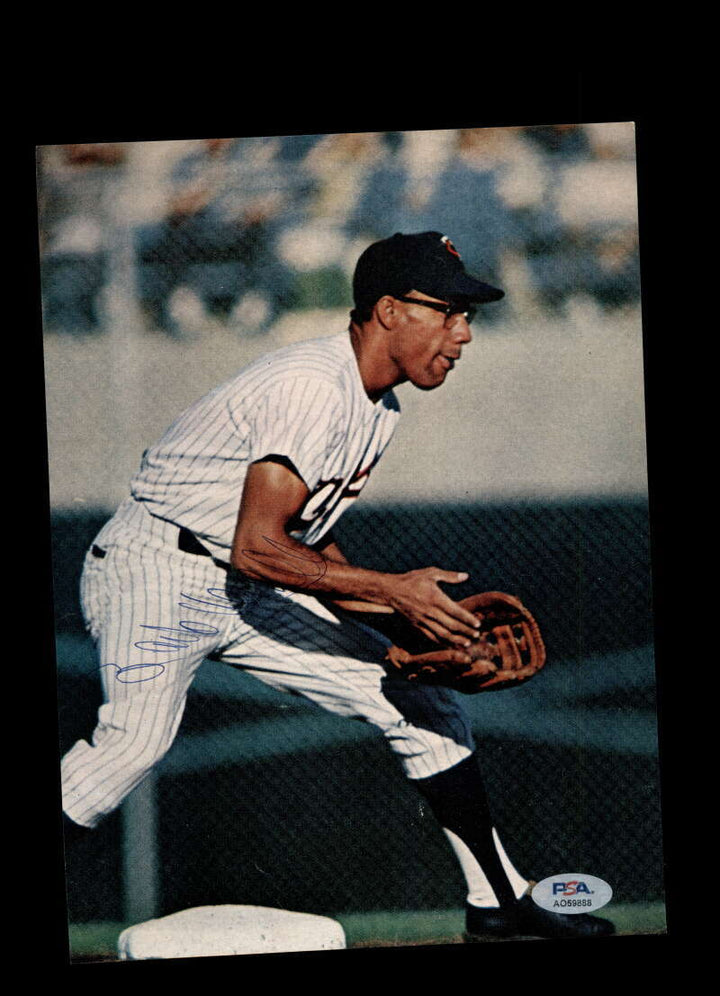 Zoilo Versalles PSA DNA Signed 8x10 Photo Autograph Twins