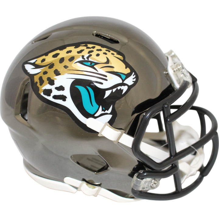 Jacksonville Jaguars Chrome NFL Riddell Mini Helmet 26654