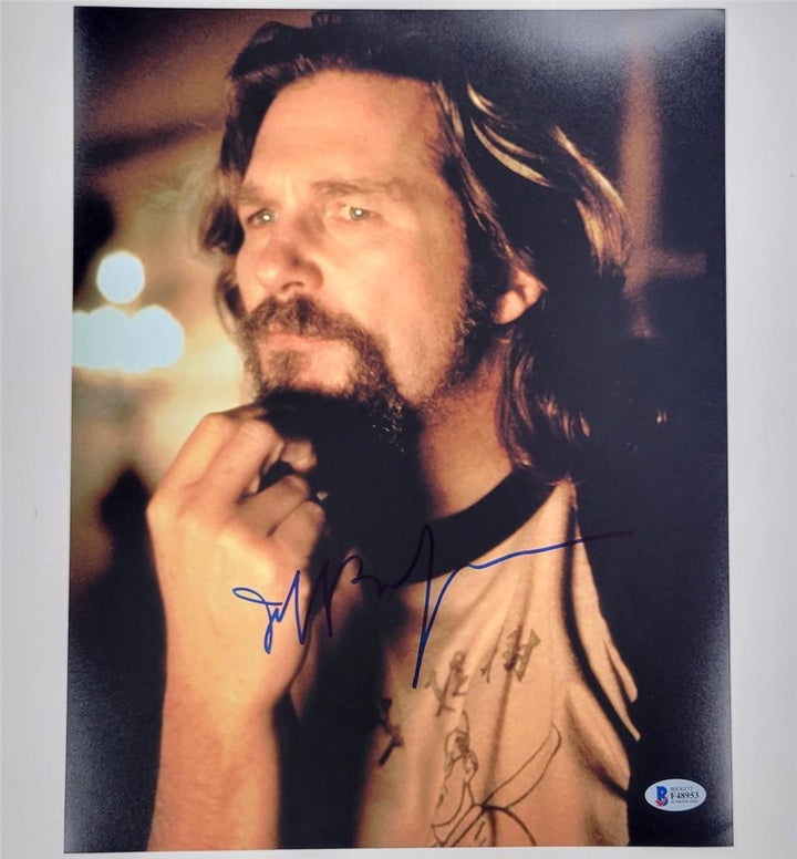 Jeff Bridges signed 11x14 photo autograph ~ Beckett BAS Holo