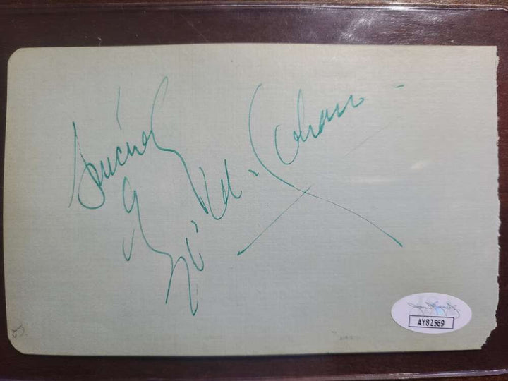 George M Cohan JSA Coa Signed Album Page Autograph