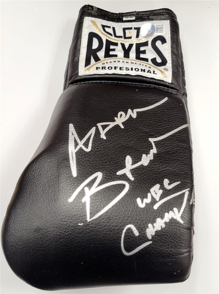Adrien Broner signed "WBC Champ" Boxing Glove autograph (A) ~ Beckett BAS