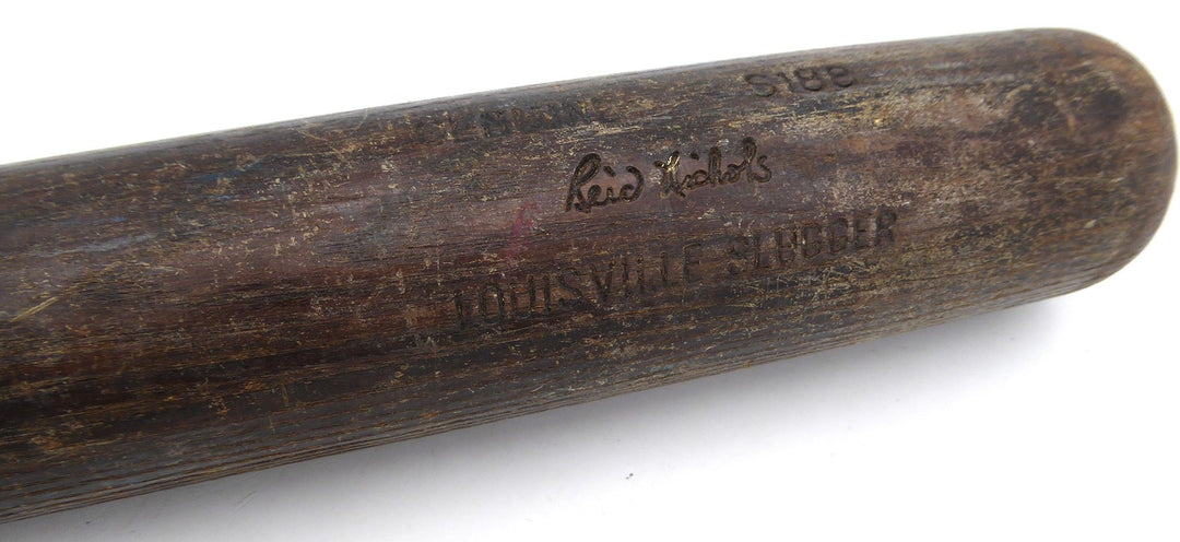 Reid Nichols Unsigned Game Used Bat L Slugger S188 Boston Red Sox 253154