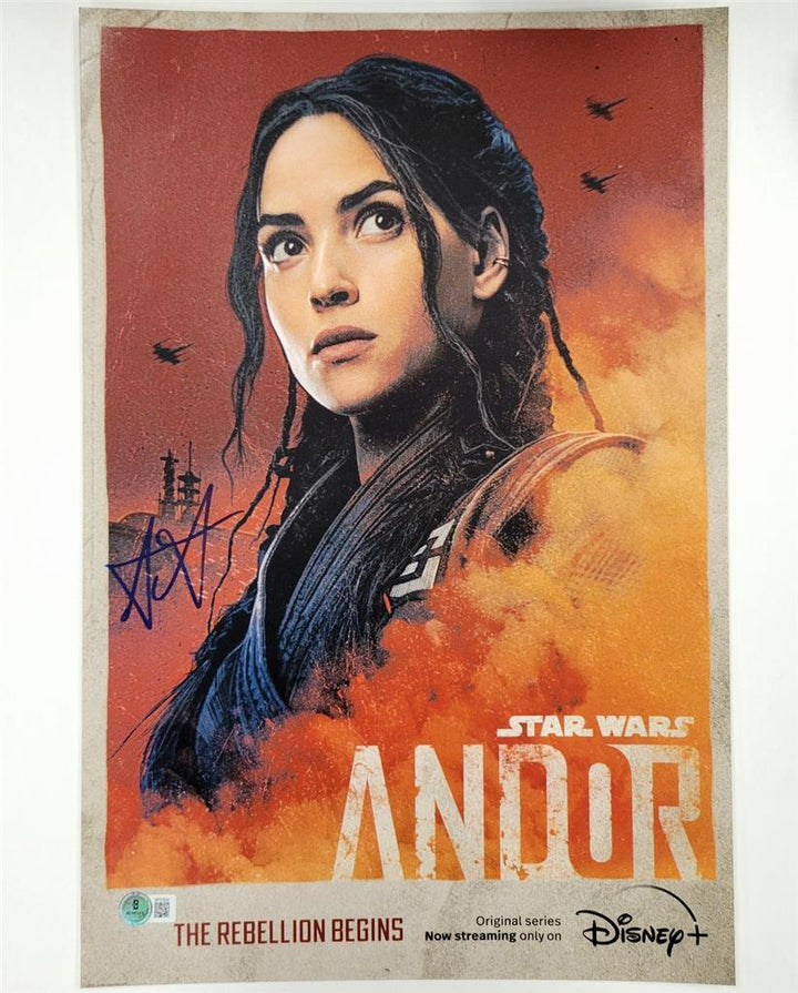 Adria Arjona signed Star Wars Andor 12x18 photo Bix Caleen auto (B)~ Beckett BAS