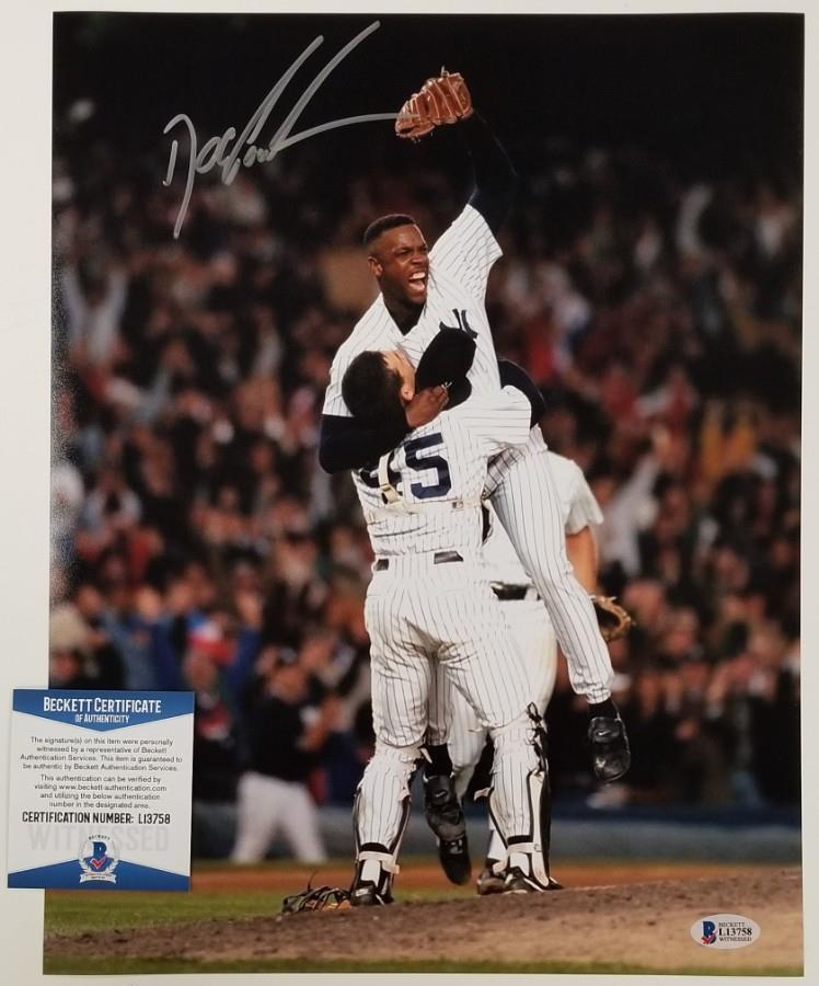 DOC GOODEN Signed 11x14 No Hitter Yankees Photo #1 ~ Beckett BAS COA ITP