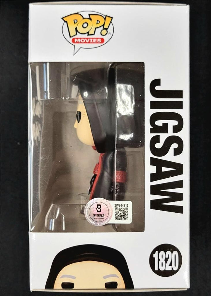 Tobin Bell signed "Jigsaw" Saw Funko Pop! 1820 autograph ~ Beckett BAS Witness