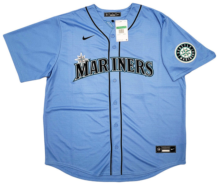 Seattle Mariners Julio Rodriguez Signed Blue Nike Jersey Size XL Beckett