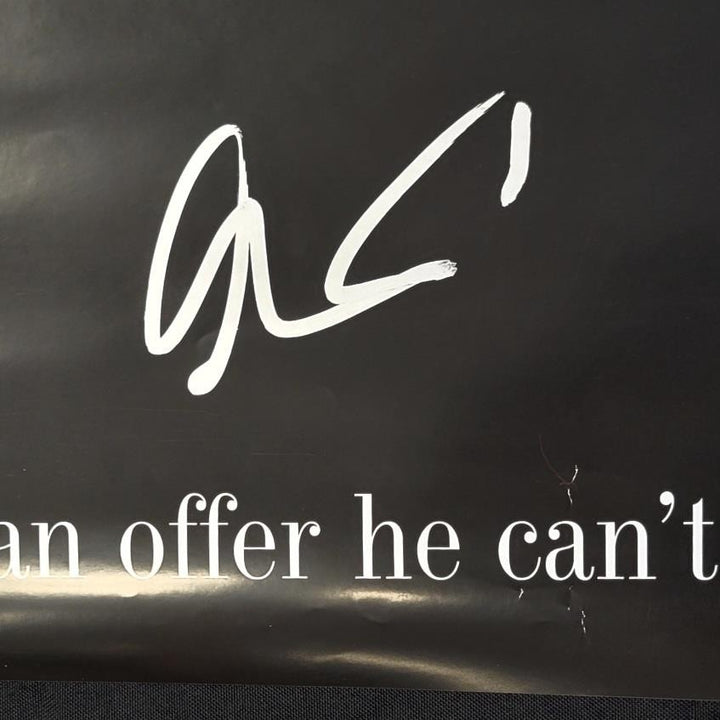 Al Pacino signed Godfather 24x36 movie poster autograph Corleone ~ Beckett BAS
