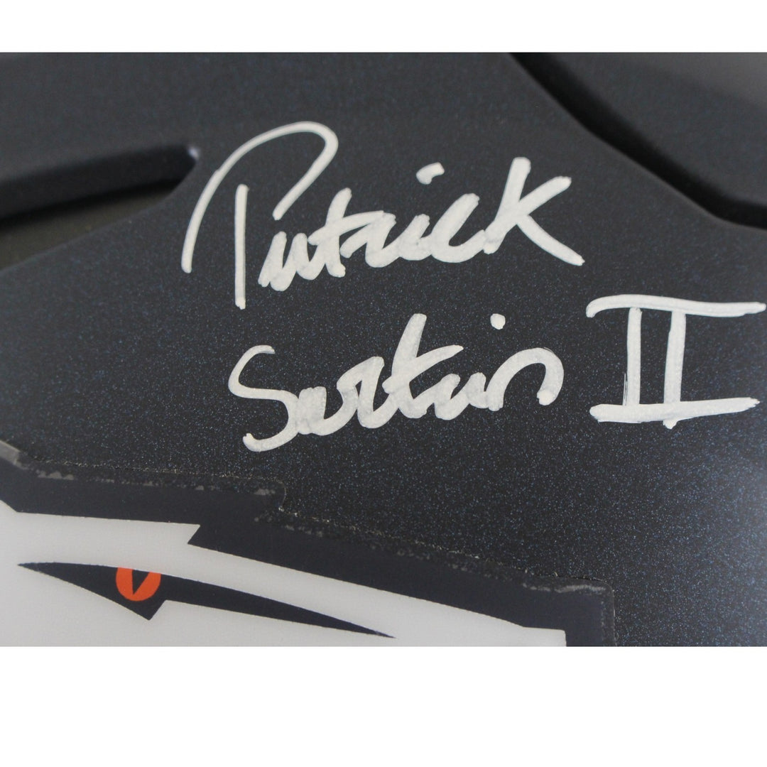Patrick Surtain Autographed/Signed Denver Broncos SpeedFlex Helmet Beckett 56431