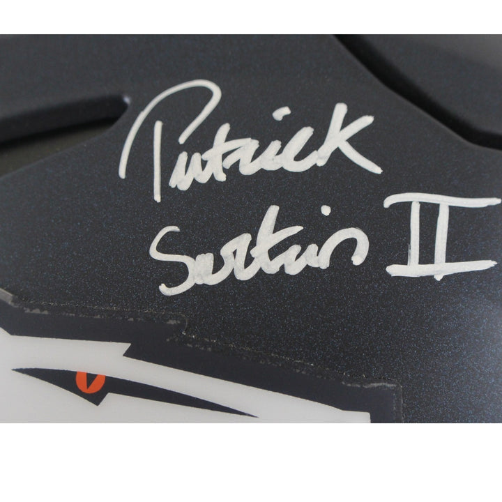 Patrick Surtain Autographed/Signed Denver Broncos SpeedFlex Helmet Beckett 56431