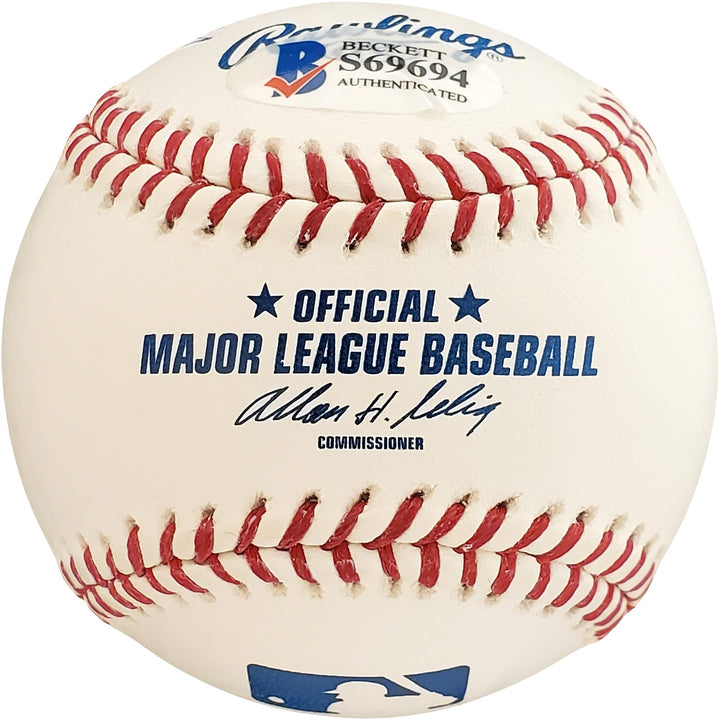 Sammy Sosa Signed Official MLB Baseball Chicago Cubs "Slammin Sammy" Beckett BAS