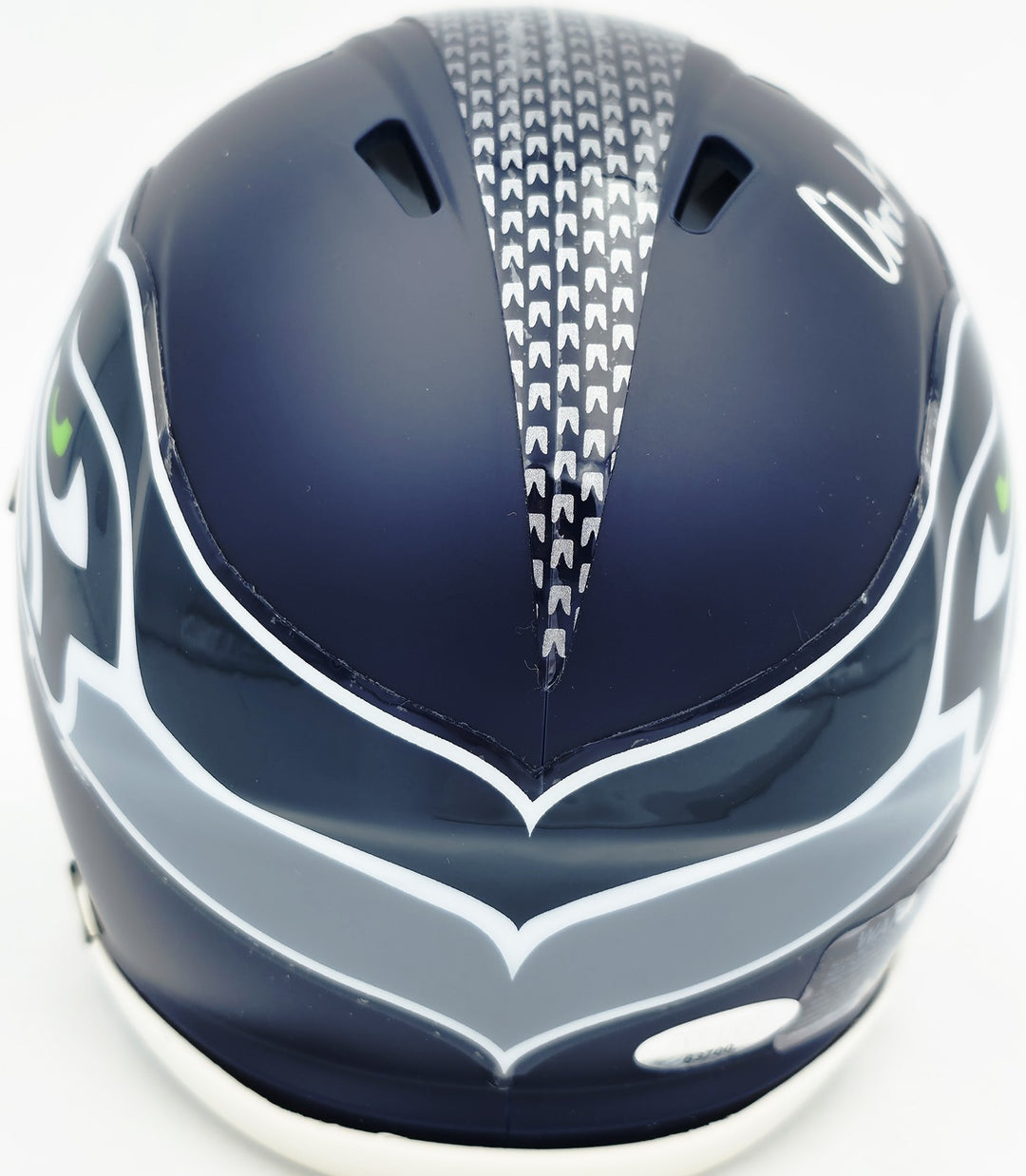Charles Cross Signed Seattle Seahawks Blue Speed Mini Helmet MCS Holo