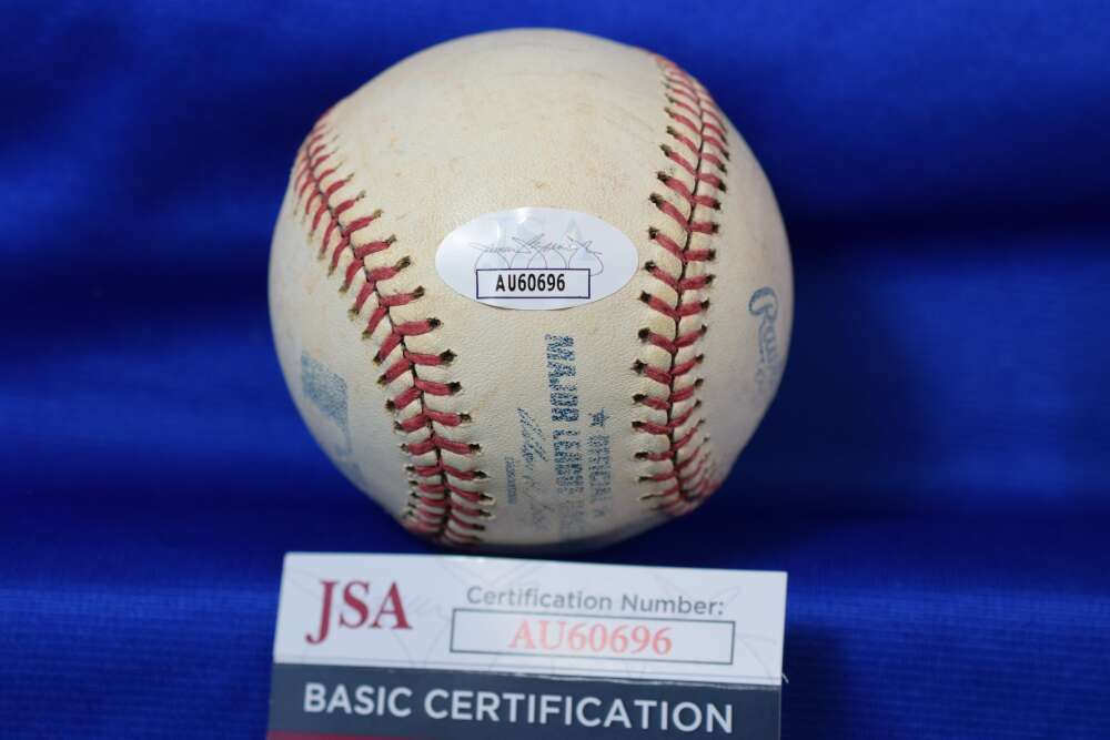 Ralph Branca JSA COA Autograph Major League Game Used Signed Baseball