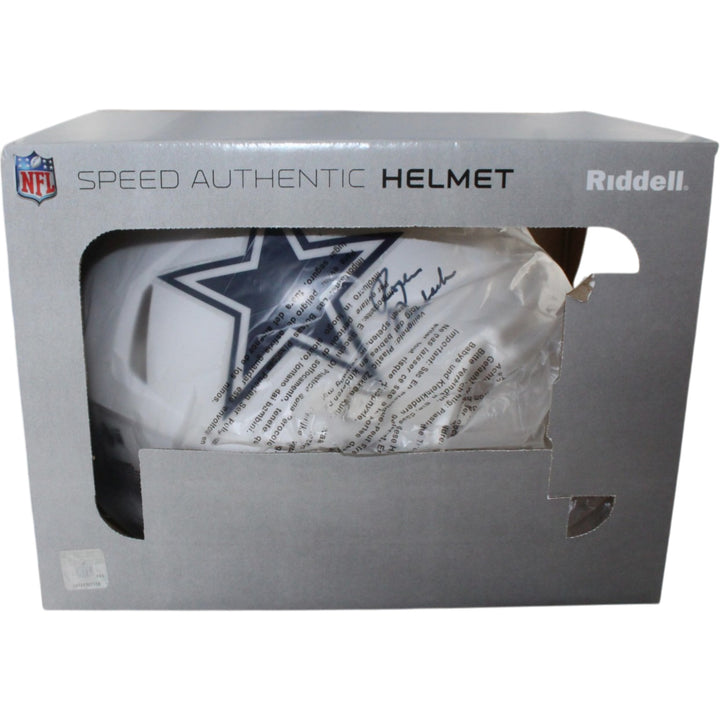 Roger Staubach Autographed Dallas Cowboys Authentic Alt Helmet Beckett W 55144