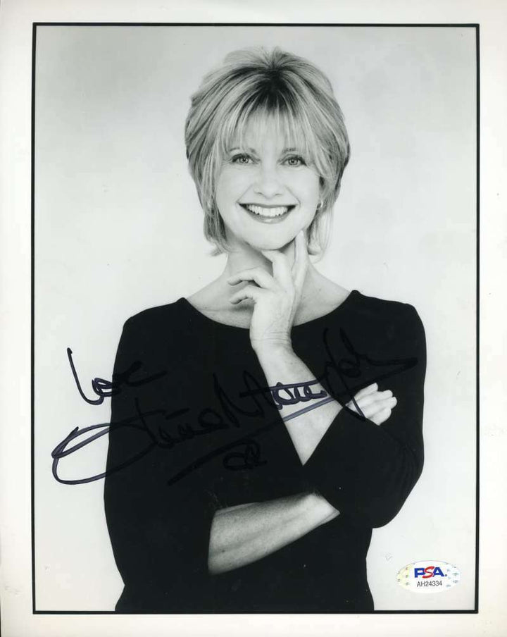 Olivia Newton John Psa Dna Coa Signed 8x10 Photo Autographed