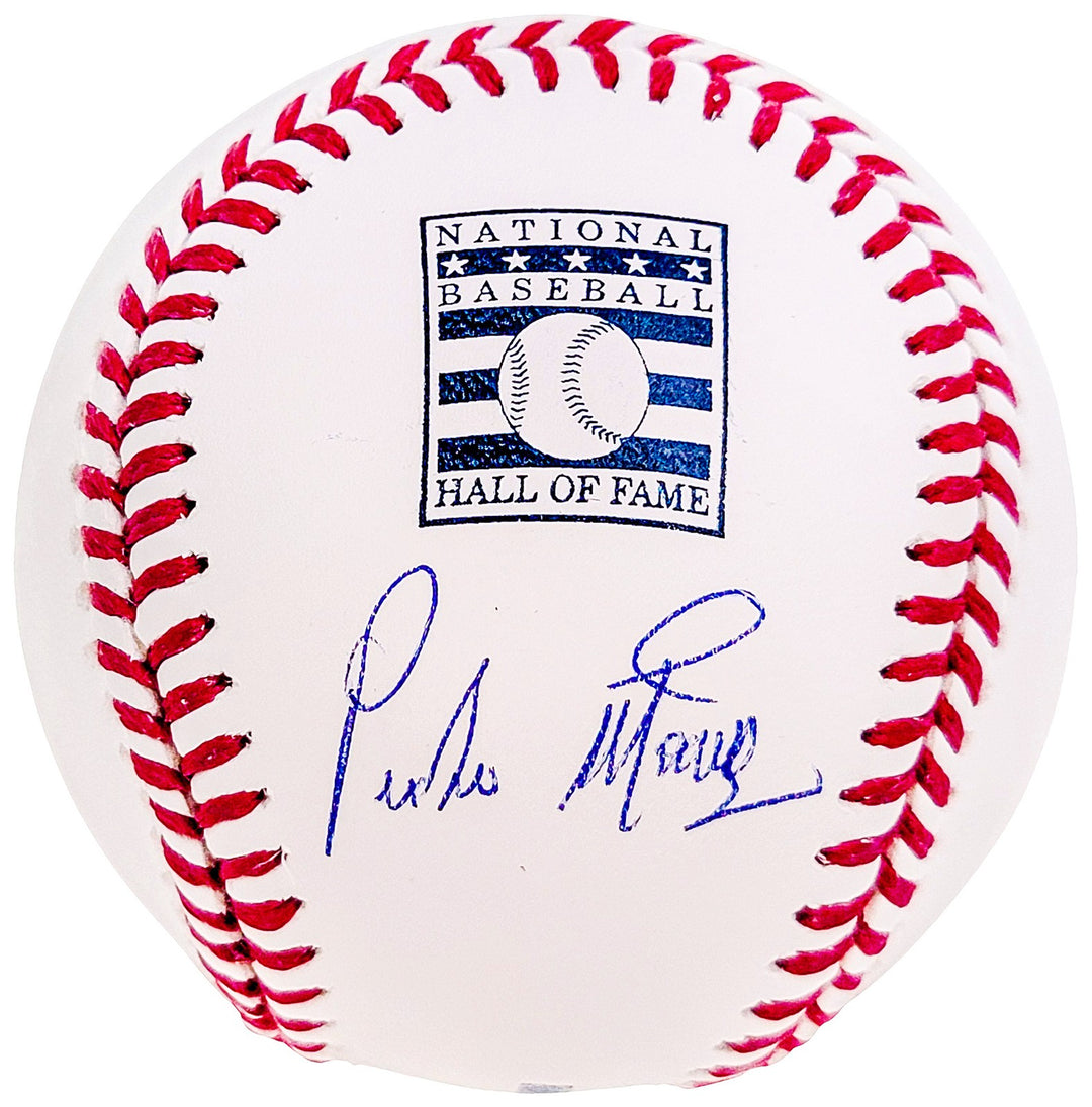 Pedro Martinez Signed Official HOF Logo Baseball Boston Red Sox Beckett Witness