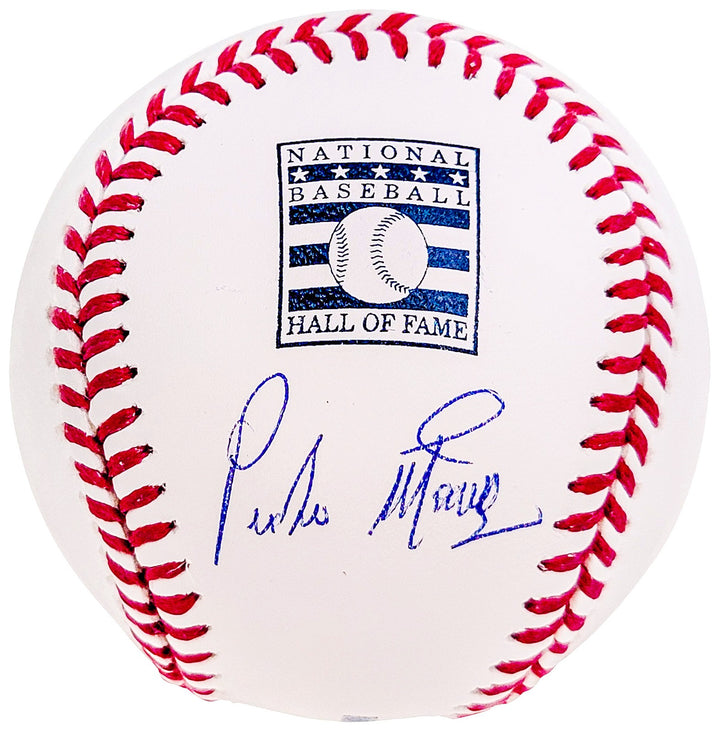 Pedro Martinez Signed Official HOF Logo Baseball Boston Red Sox Beckett Witness