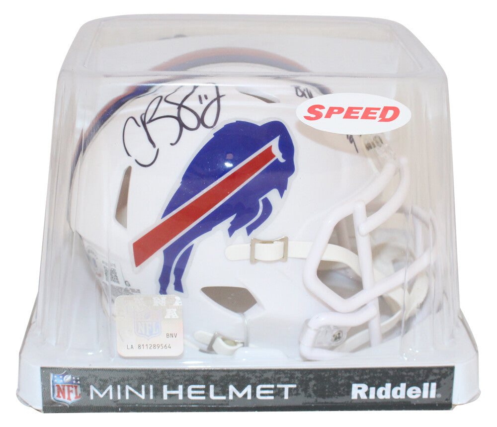Cole Beasley Signed Buffalo Bills Speed Mini Helmet Bills Mafia Beckett 39486