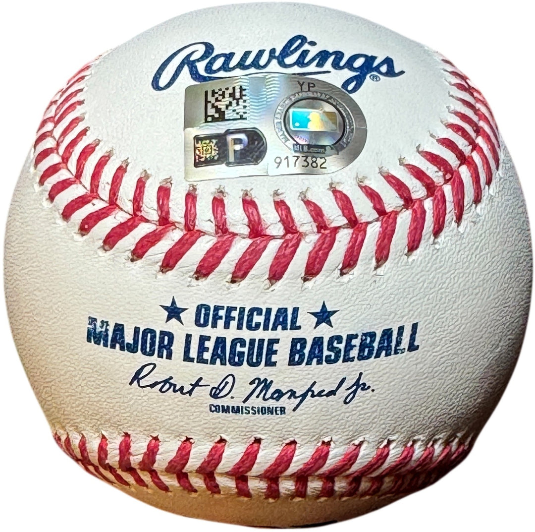 Eduardo Rodriguez signed Rawlings Official Major League Baseball imperfect-MLB