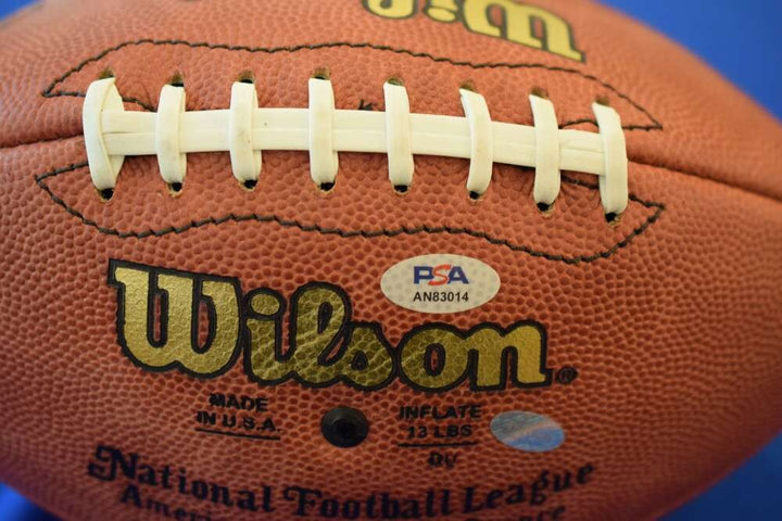 Johnny Unitas PSA DNA Autograph Official NFL Signed Football Qb Of The Century
