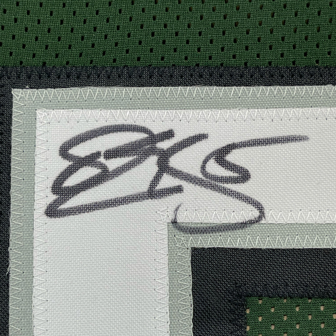 FRAMED Autographed/Signed DONOVAN MCNABB 33x42 Philadelphia Green Jersey BAS COA