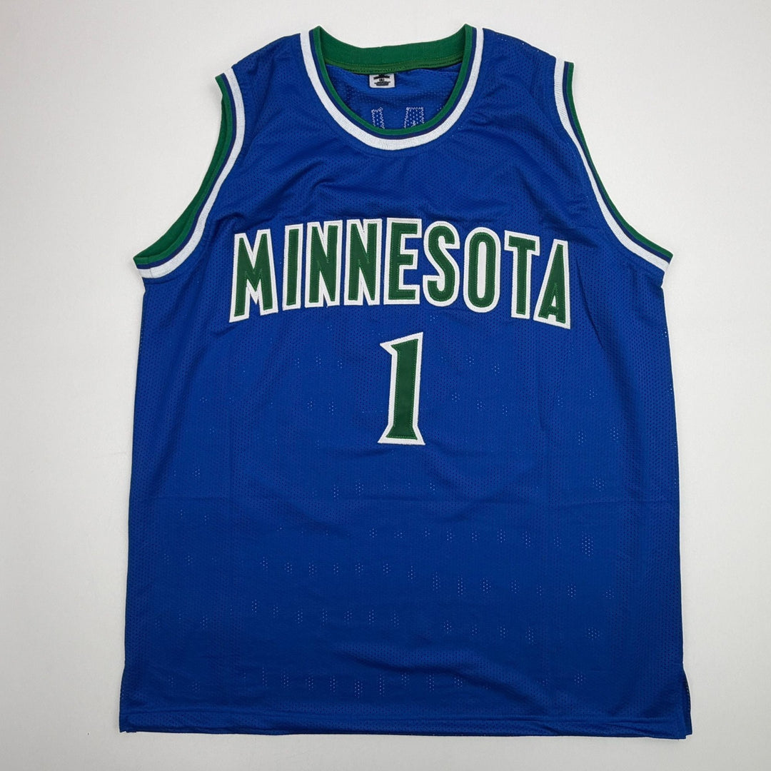 Facsimile Autographed LaMelo Ball Minnesota Blue Reprint Auto Jersey XL