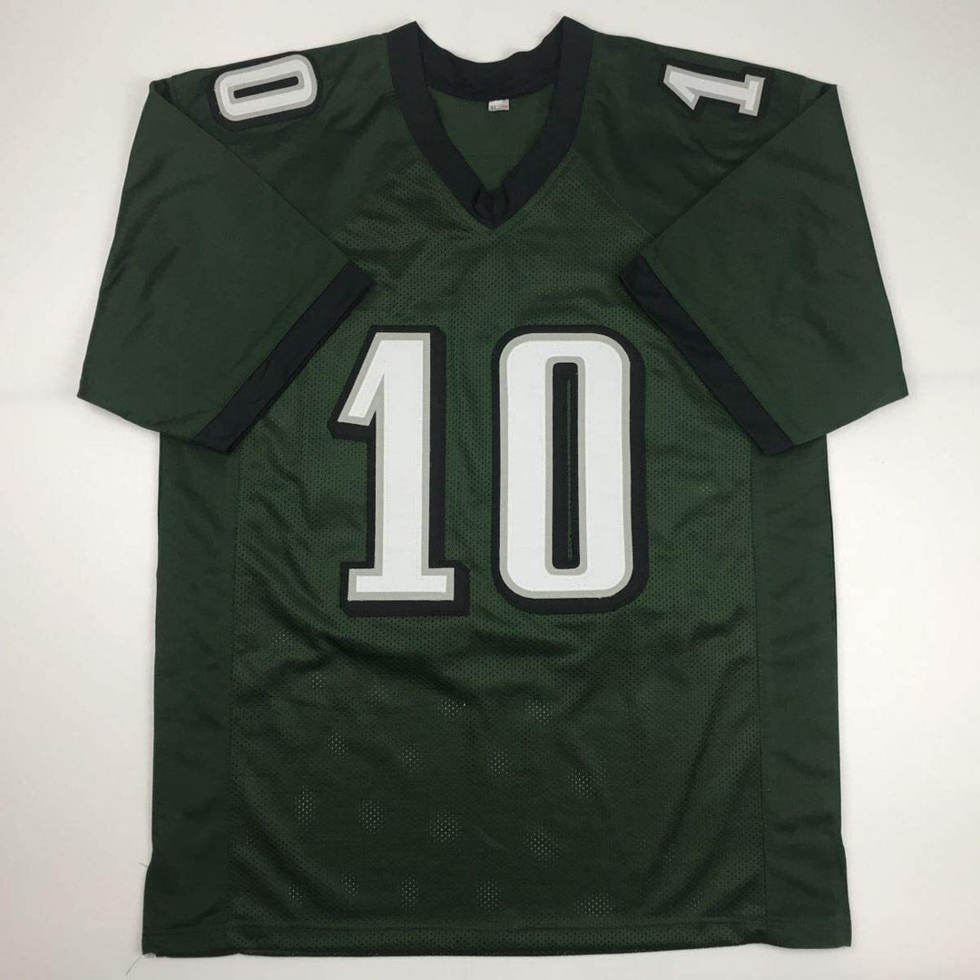 Autographed/Signed DESEAN JACKSON Philadelphia Green Football Jersey PSA/DNA COA