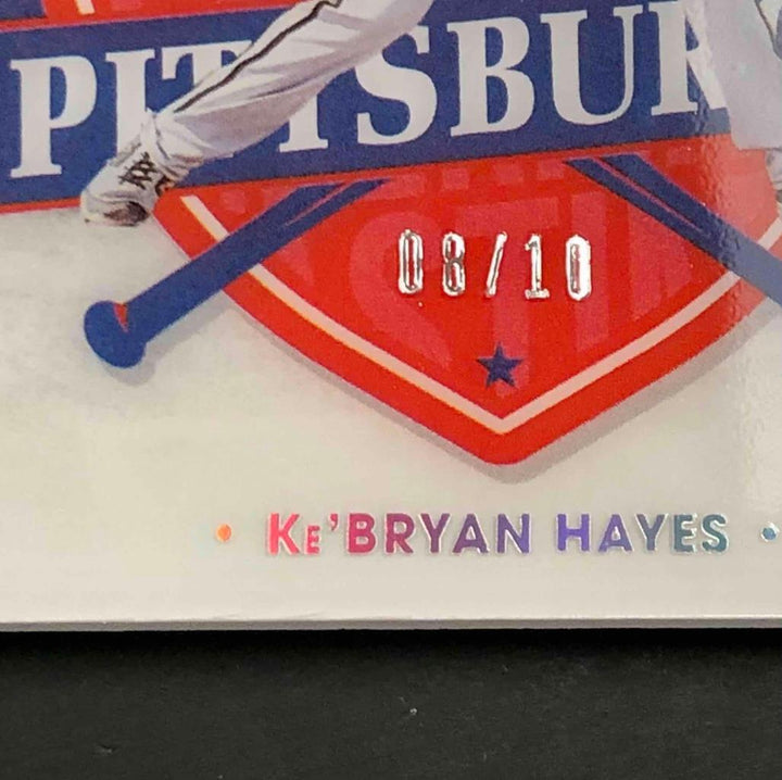 2021 Panini Chronicles America's Pastime RC Ke'Bryan Hayes auto rookie card /10