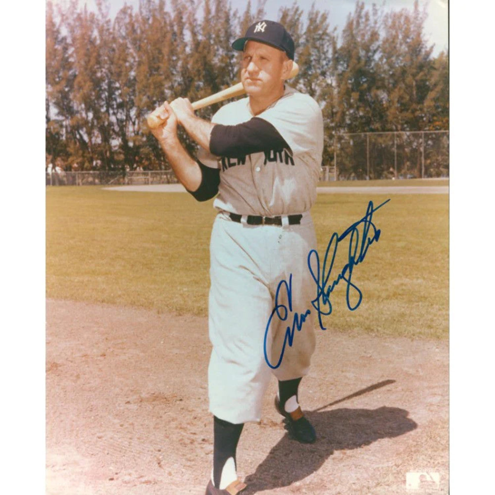 Enos Slaughter Autographed 8x10 Photo