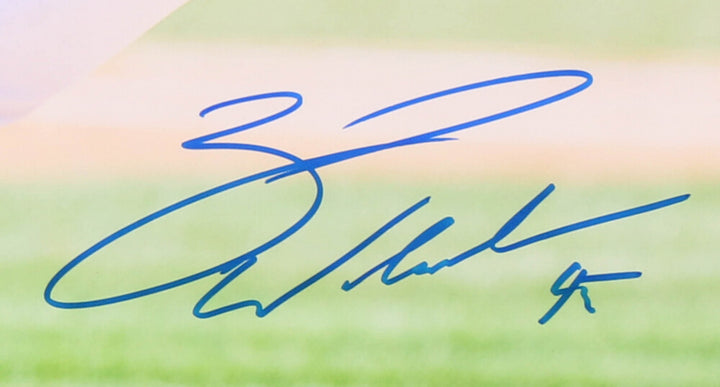 ZACK WHEELER METS CITI FIELD NY HAND SIGNED 16x20 PHILLIES PHOTO w/MAB HOLO AUTO