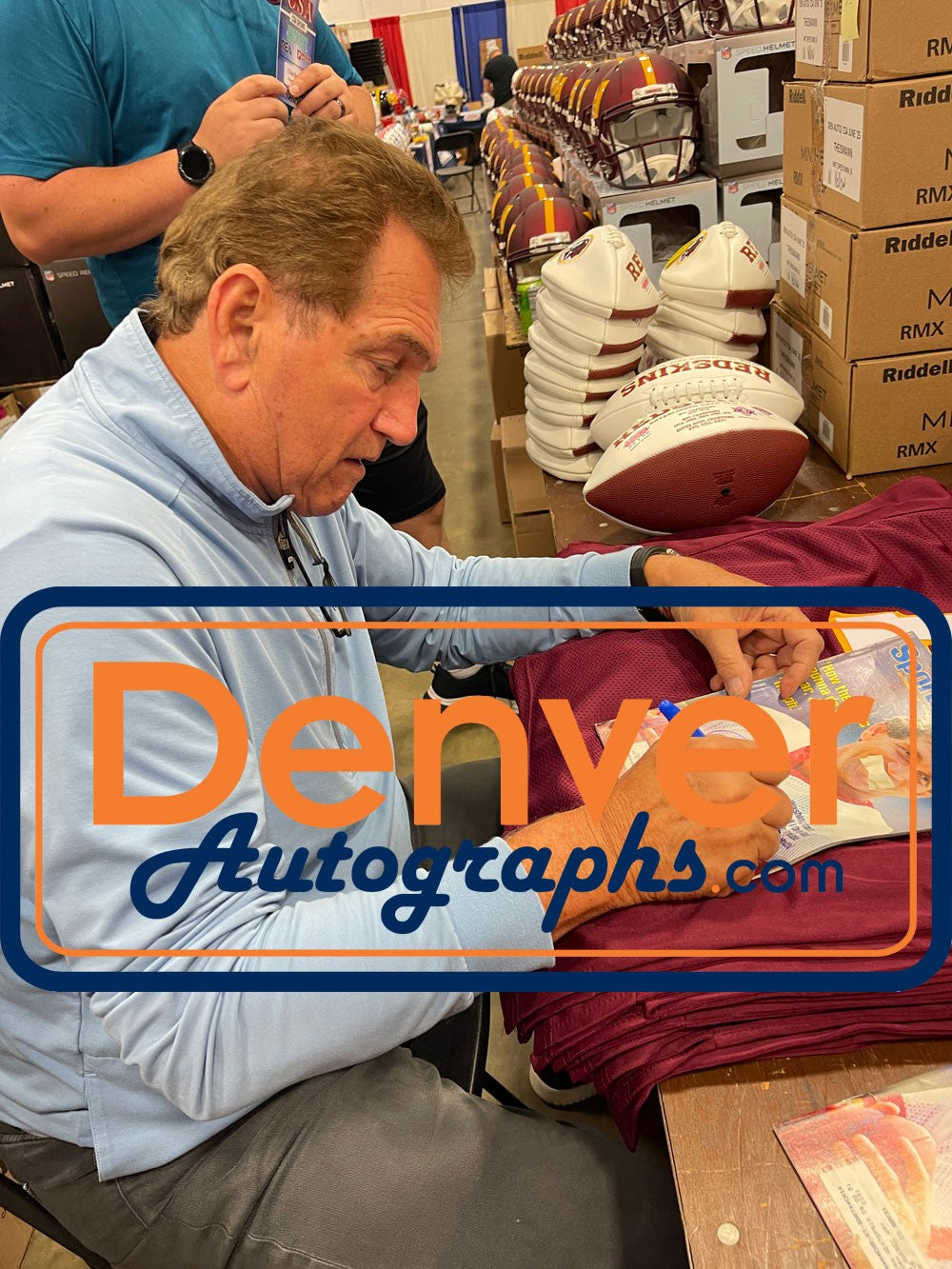 Joe Theismann Autographed Washington Redskins Sports Illustrated Beckett 51497