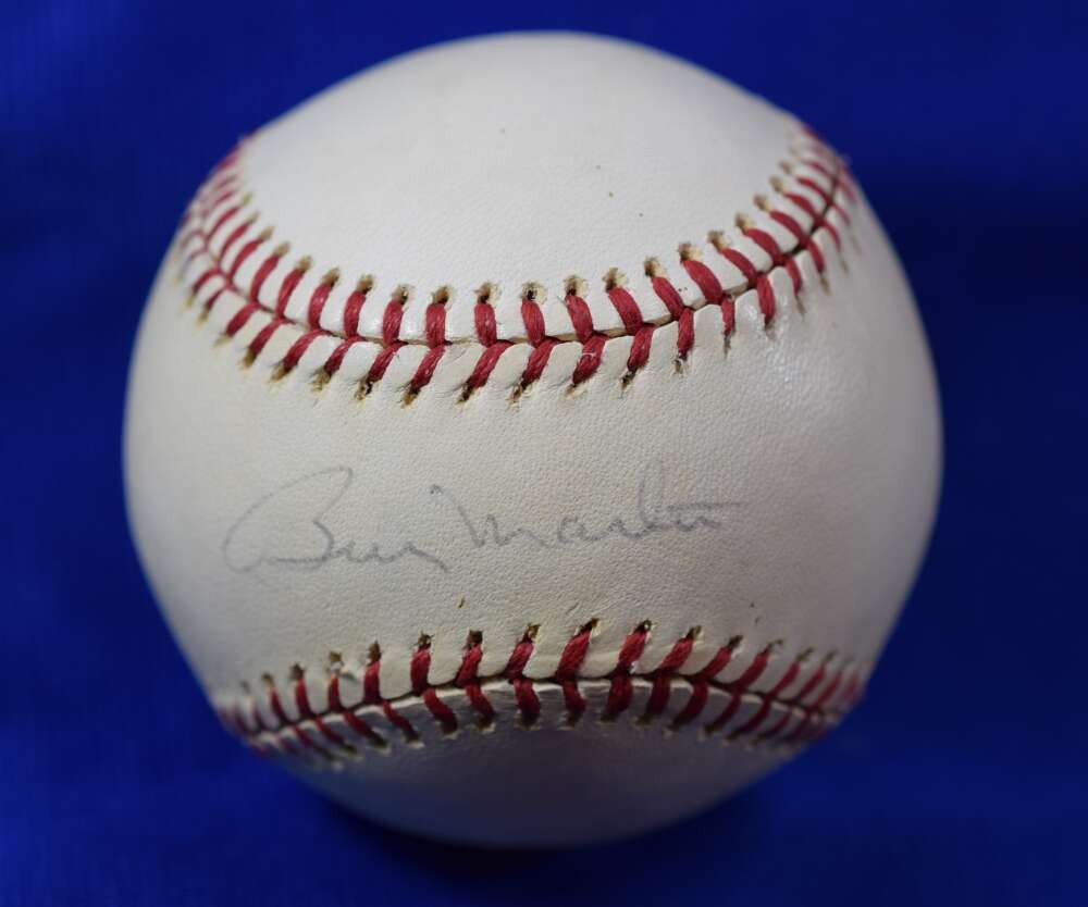 Billy Martin JSA LOA Autograph Mac Phail American League OAL Signed Baseball
