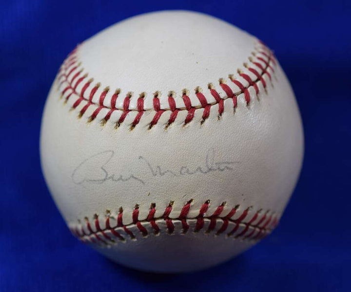 Billy Martin JSA LOA Autograph Mac Phail American League OAL Signed Baseball