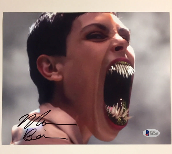 Morena Baccarin V Signed 8x10 Photo *Beckett BAS COA* Homeland DEADPOOL Stargate