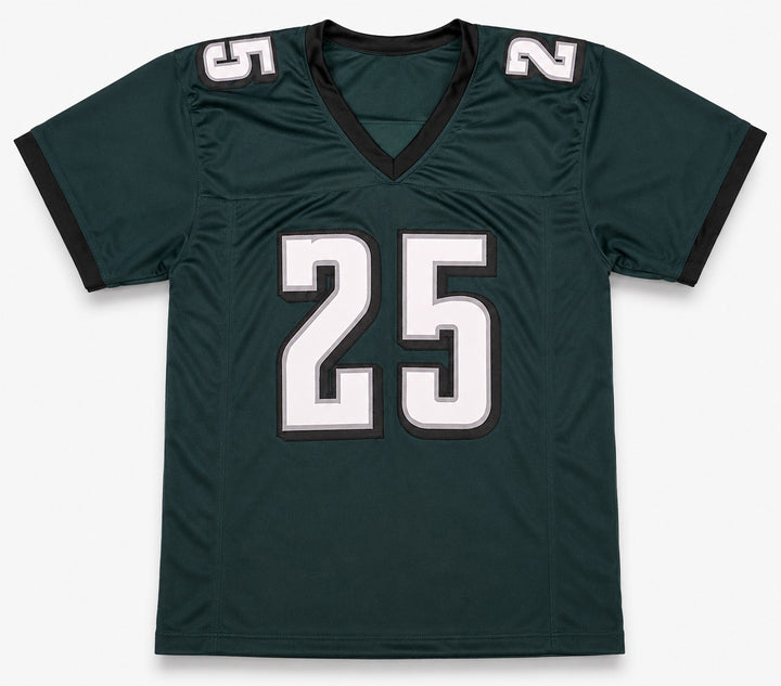 Philadelphia Eagles LeSean McCoy Signed Green Jersey Beckett BAS Witness