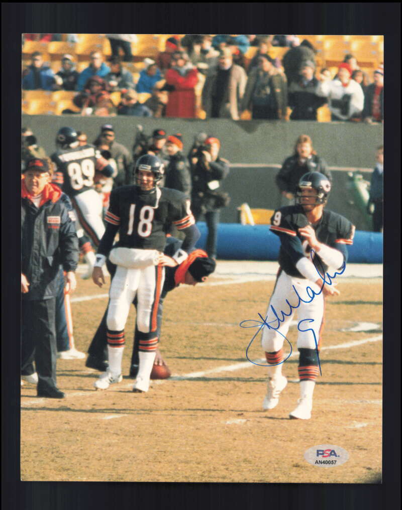 Jim McMahon PSA DNA Signed Original Vintage 8x10 Photo Autograph Bears