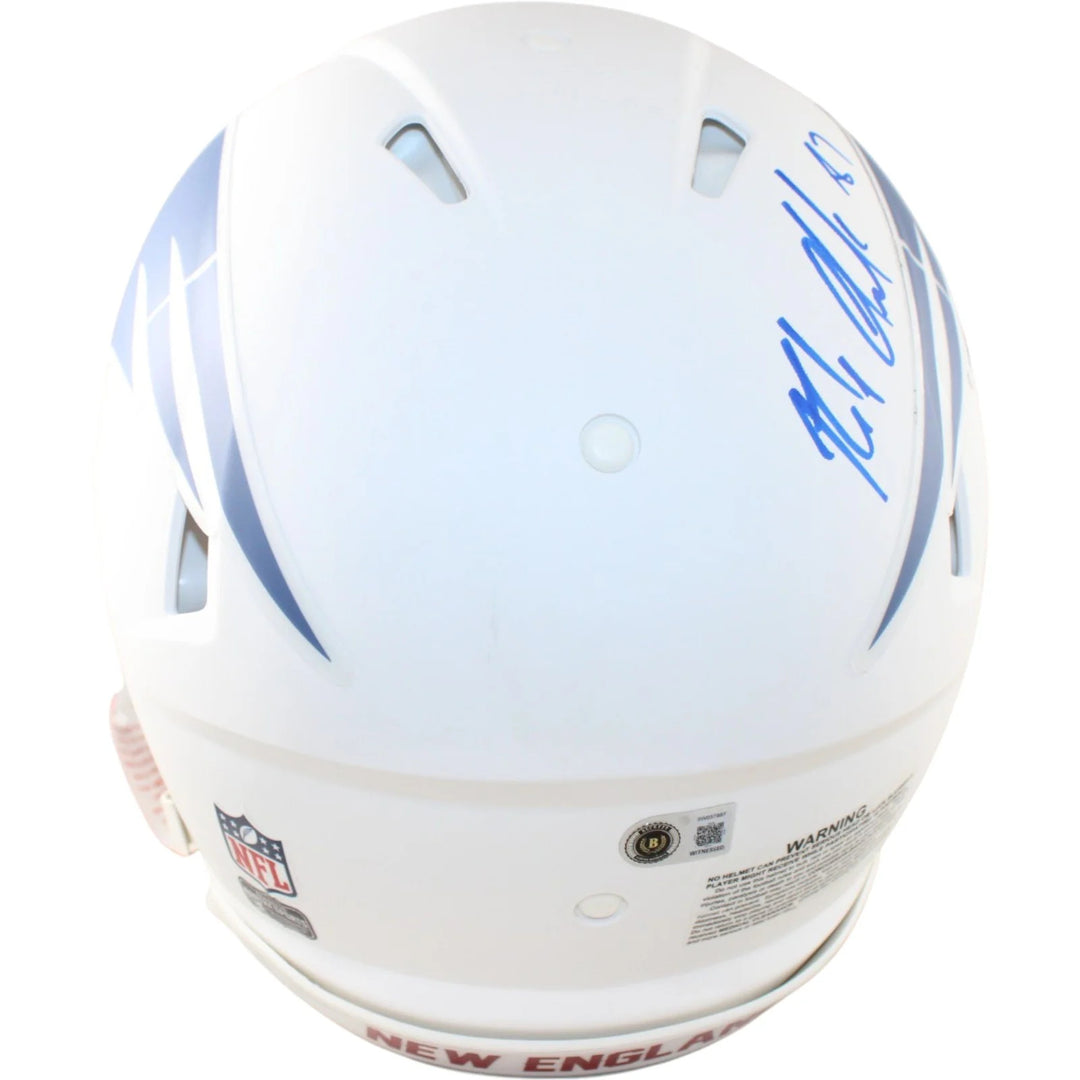Rob Gronkowski Signed New England Patriots Pro Helmet Rivals Beckett WIT 58328