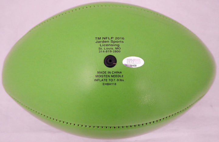 Shaquem & Shaquill Griffin Signed Seattle Seahawks Green Logo Football MCS Holo