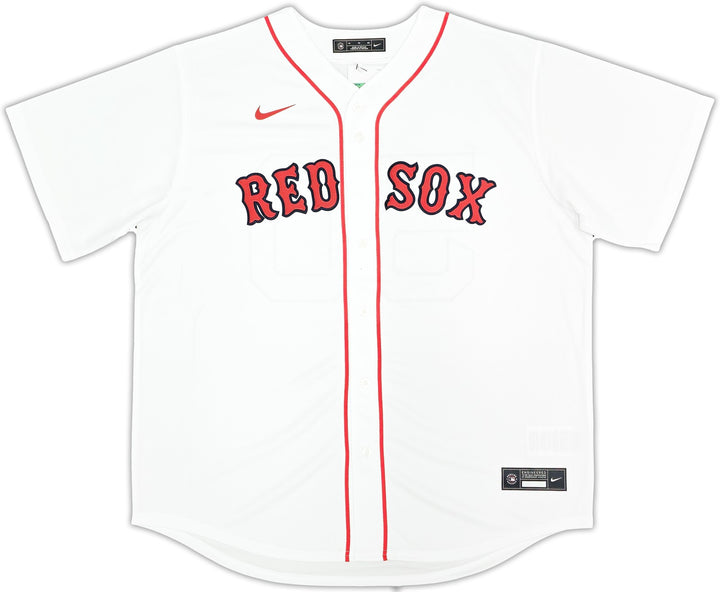 Boston Red Sox Mookie Betts Signed White Nike Jersey Size XL JSA