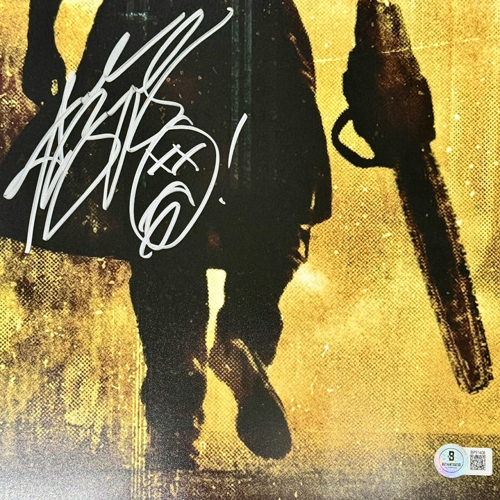 Andrew Bryniarski signed Texas Chainsaw Massacre poster 11x17 Photo BAS Beckett