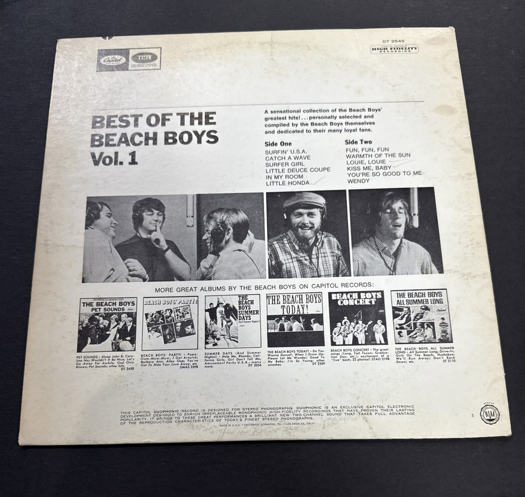 Brian Wilson Signed The Best Of The Beach Boys Album Mint Auto Psa Coa