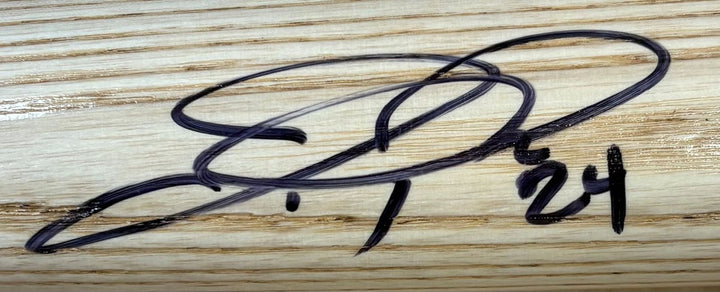 Joc Pederson Texas Rangers Signed Rawlings Player Model Bat BAS