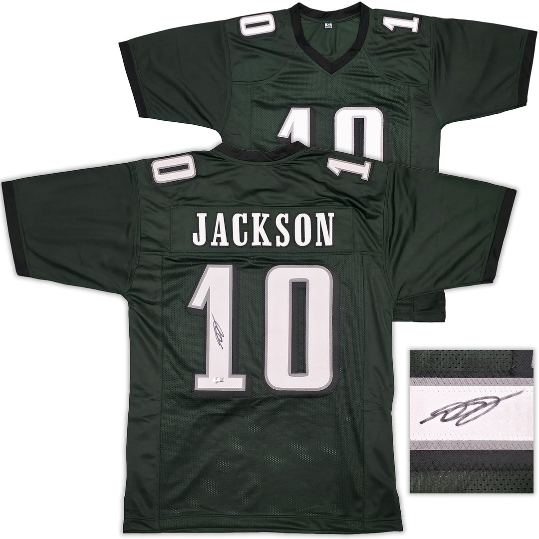 Philadelphia Eagles DeSean Jackson Signed Green Jersey Beckett Wit