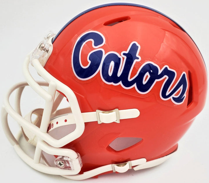 Kyle Pitts Autographed Signed Florida Gators Orange Speed Mini Helmet Beckett