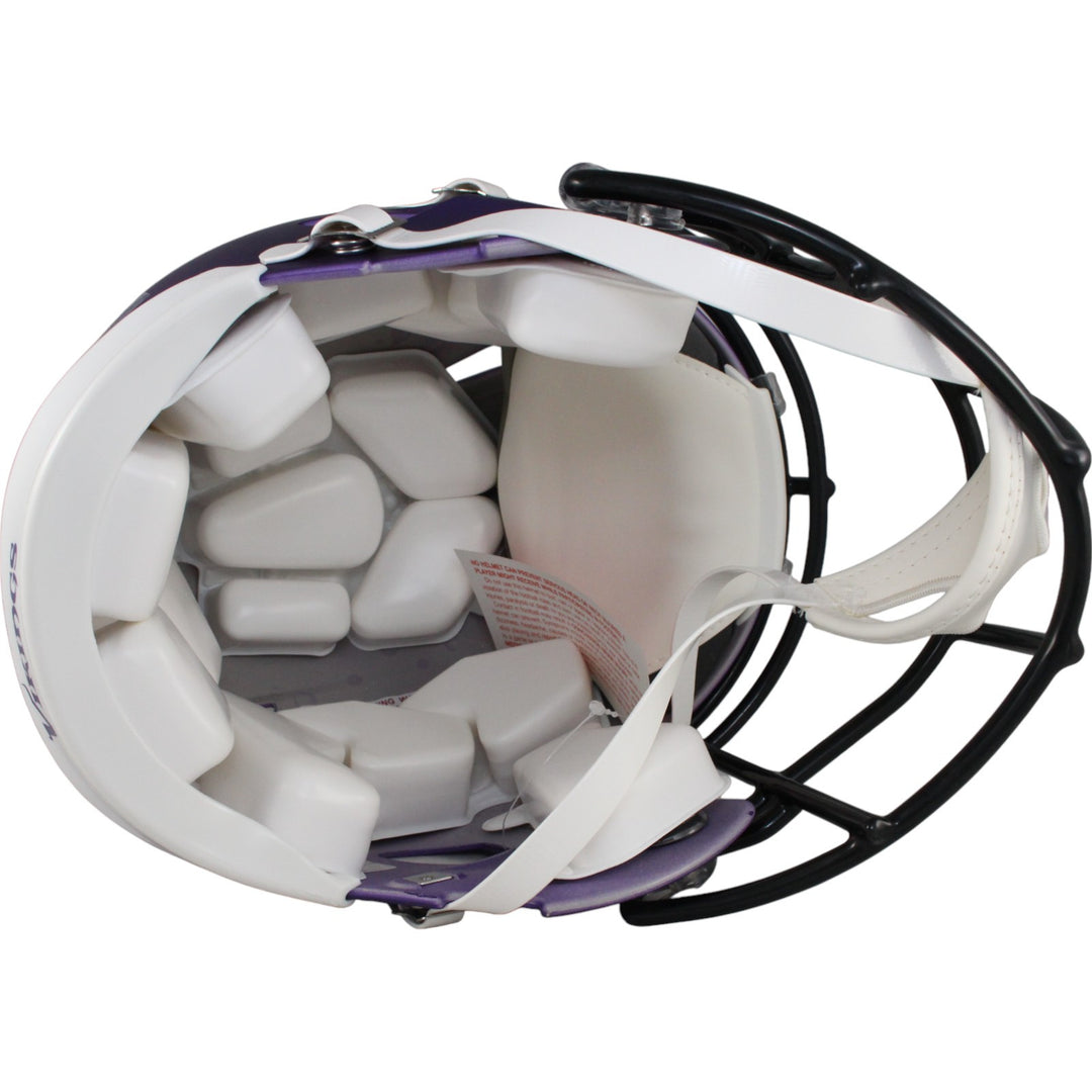 Adrian Peterson Autographed Minnesota Vikings Authentic Helmet Beckett 49272